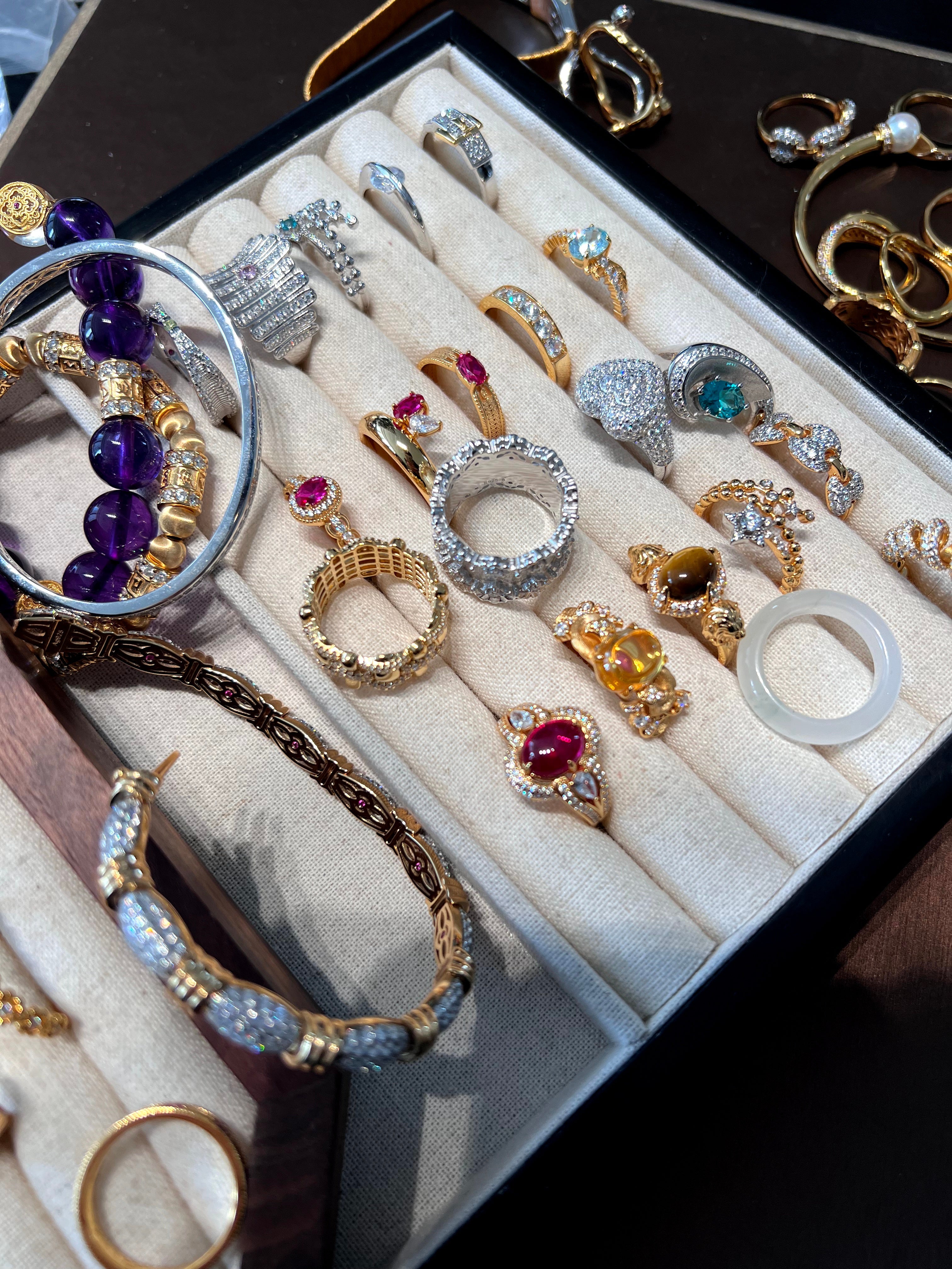 Silver plated with gold